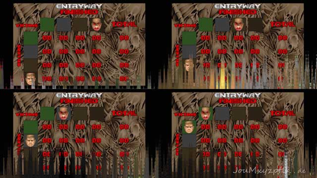 Doom 2 8k split screen DM