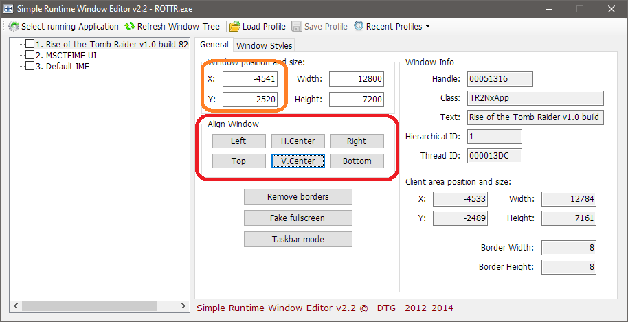 Simple Runtime Windows Editor