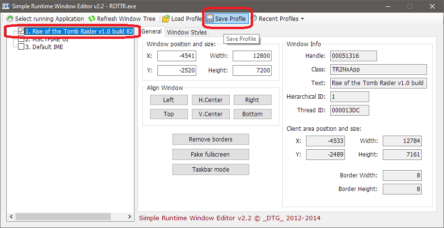 Simple Runtime Windows Editor