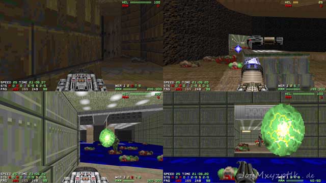 Doom 2 8k split screen DM