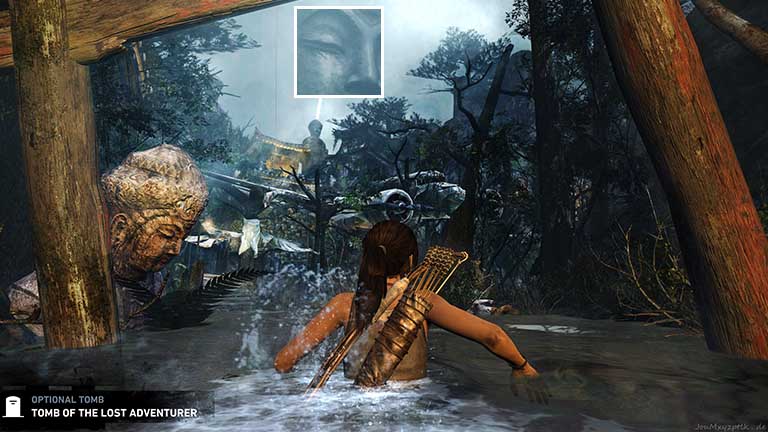 Tomb Raider 2013 15K Screen shot from Tomb Of The Lost Adventurer