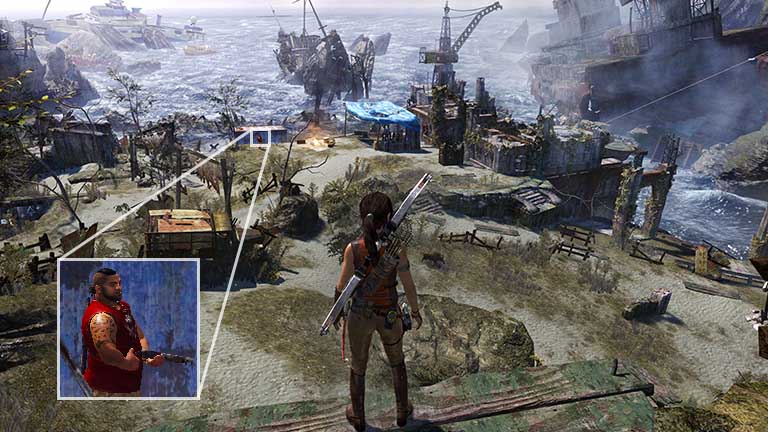 Tomb Raider 2013 15K Screen shot from Shipwreck Beach